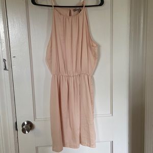 Baby Pink Spaghetti Strap Dress